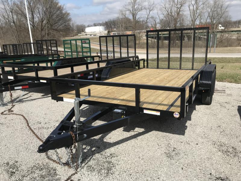 2023 Sure-Trac 7 x 14 Tube Top Utility Trailer  7k Tandem 