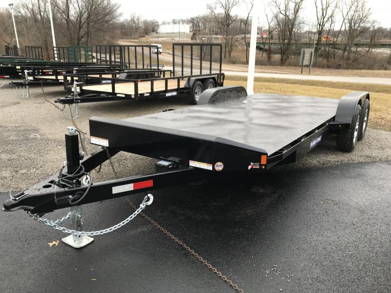 2023 Sure-Trac 7 x 20 (16+4) Steel Deck Car Hauler Trailer 10K 2023 Sure-Trac 7 x 20 (16+4) Steel Deck Car Hauler Trailer 10K