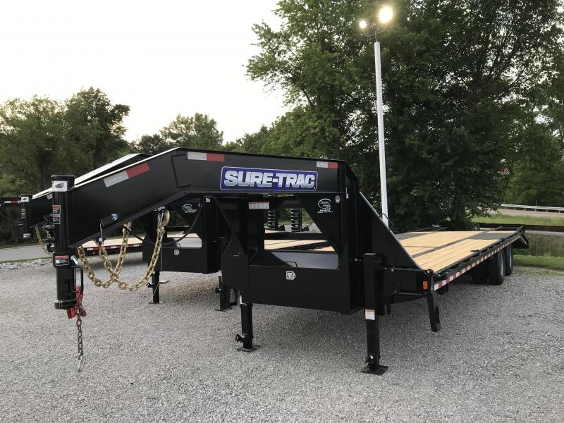 2022 Sure-Trac 8.5 x 25+5 Heavy Duty Low Profile Gooseneck Beavertail Deckover Trailer 25.9K 2022 Sure-Trac 8.5 x 25+5 Heavy Duty Low Profile Gooseneck Beavertail Deckover Trailer 25.9K