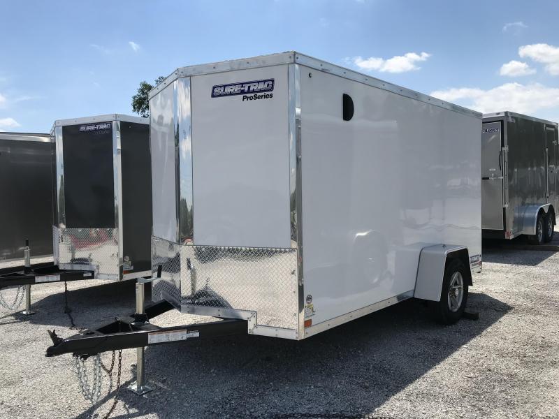 2022 Sure-Trac 6 x 12 Pro Series Enclosed Wedge Cargo Trailer 3K 2022 Sure-Trac 6 x 12 Pro Series Enclosed Wedge Cargo Trailer 3K
