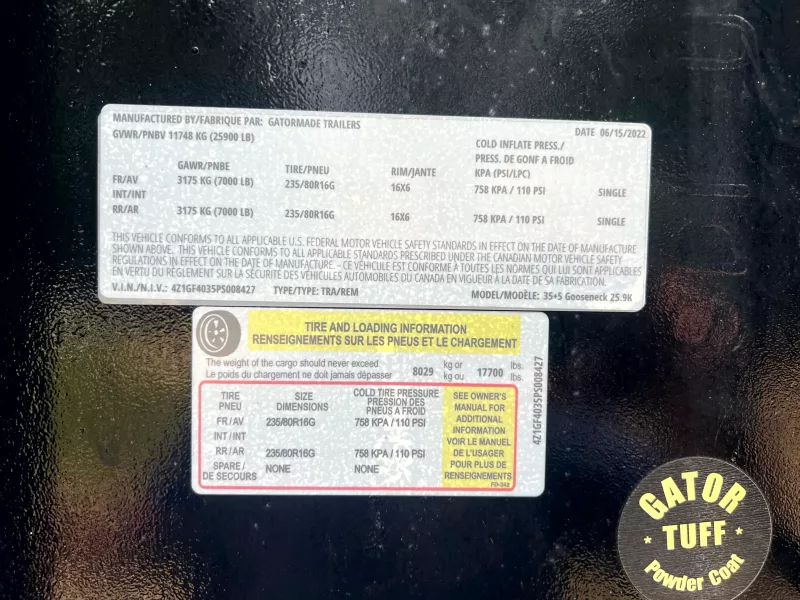 used Equipment / Flatbed Trailers Gatormade Trailers  for sale, in Scottsdale, AZ Thumbnail 12