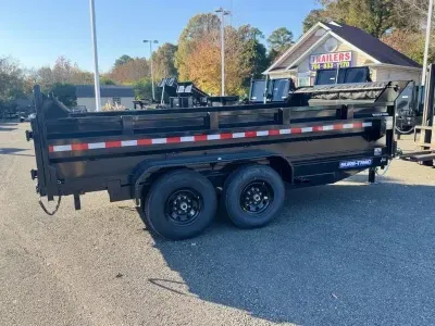 2025 Sure-Trac 7X14 HD Low Profile Dump Trailer  14K Scissor 