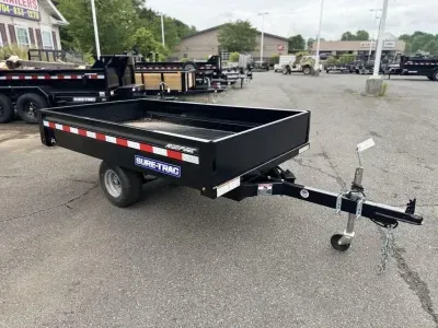 2026 Sure-Trac 4.5 X 8Ft Utility Dump Trailer 