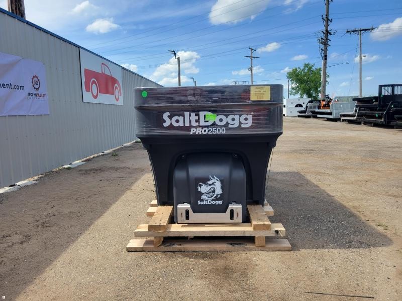2022 SaltDogg PRO2500 Electric Poly Hopper Spreader with Auger Salt