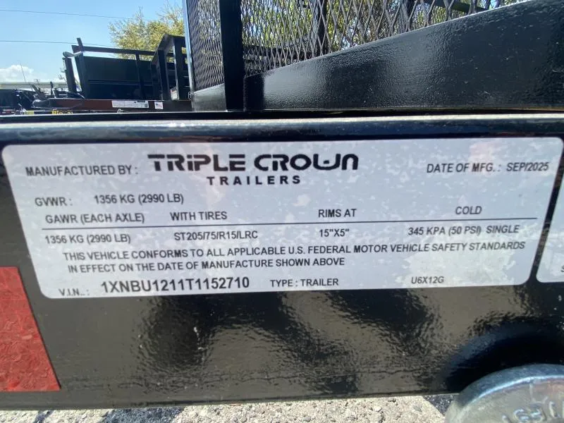 new Utility Trailers Triple Crown Trailers  for sale, in Tampa, FL Thumbnail 4