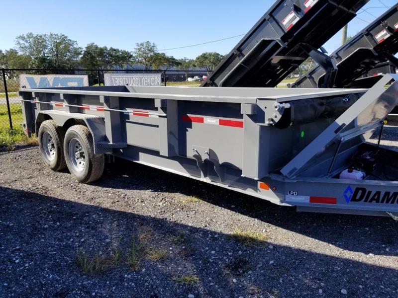 Diamond C Trailers LPD 82"x16 Dump Trailer landscape hauling Diamond C Trailers LPD 82"x16 Dump Trailer landscape hauling