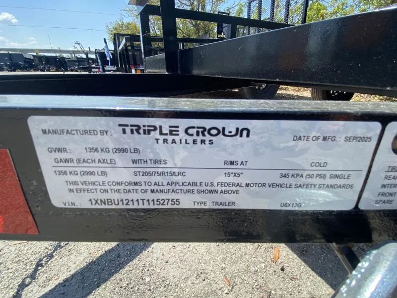 new Utility Trailers Triple Crown Trailers  for sale, in Tampa, FL Thumbnail 4