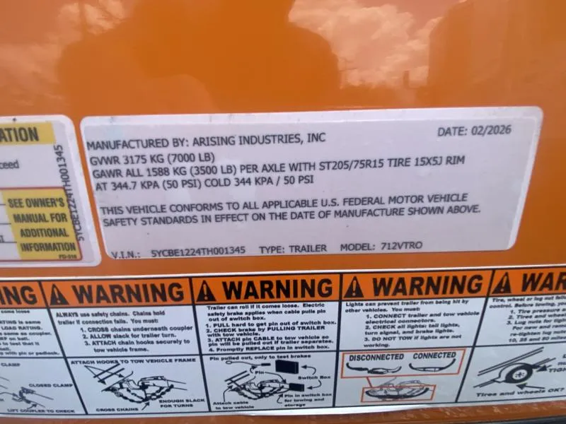 new Cargo (Enclosed) Trailers Arising  for sale, in Tampa, FL Thumbnail 6