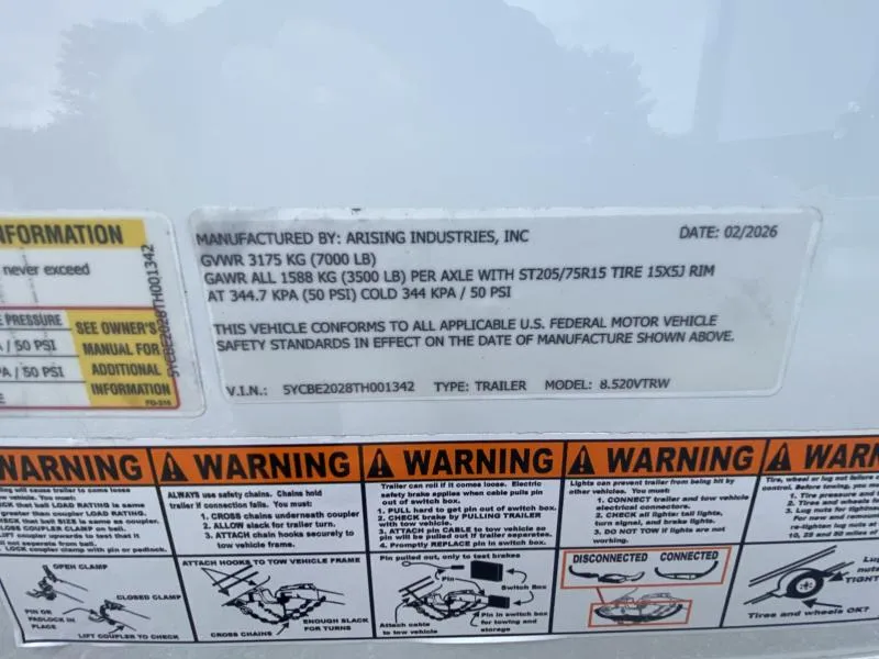 new Cargo (Enclosed) Trailers Arising  for sale, in Tampa, FL Thumbnail 6