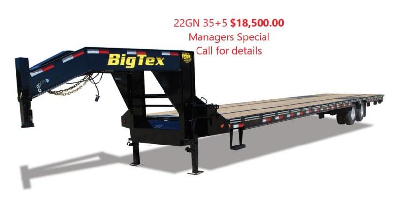 2022 Big Tex 22GN 35'+5' Gooseneck Tandem Dual Equipment Hauler Trailer 40' Gooseneck Trailer 2022 Big Tex 22GN 35'+5' Gooseneck Tandem Dual Equipment Hauler Trailer 40' Gooseneck Trailer
