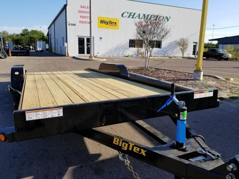 70CH 20' Big Tex Car Hauler Equipment Trailer Race Car Trailer Rear Dovetail with Slide in Ramps 70CH 20' Big Tex Car Hauler Equipment Trailer Race Car Trailer Rear Dovetail with Slide in Ramps