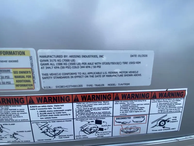 new Cargo (Enclosed) Trailers Arising  for sale, in Tampa, FL Thumbnail 6