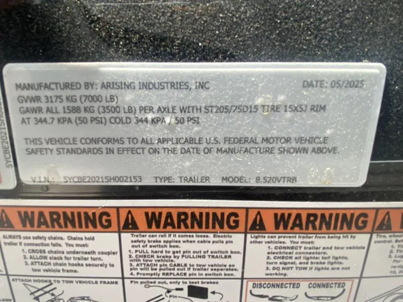 new Cargo (Enclosed) Trailers Arising  for sale, in Tampa, FL Thumbnail 5