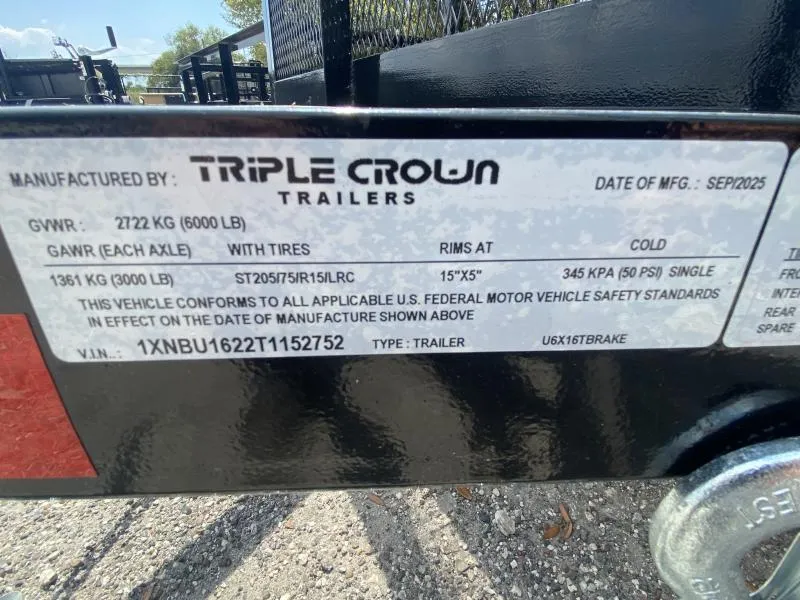 new Utility Trailers Triple Crown Trailers  for sale, in Tampa, FL Thumbnail 4