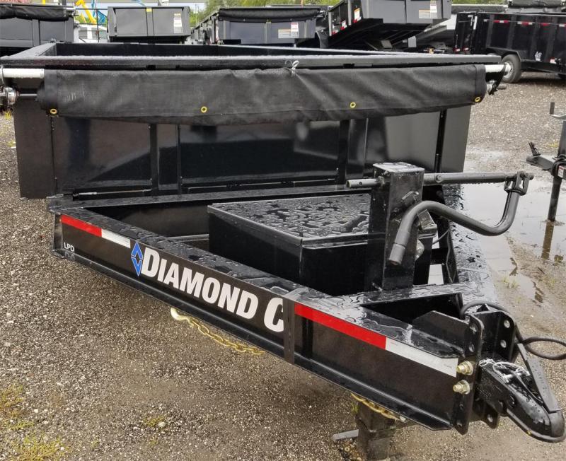 Diamond C Trailers LPD 82"x16 Dump Trailer landscape hauling Diamond C Trailers LPD 82"x16 Dump Trailer landscape hauling