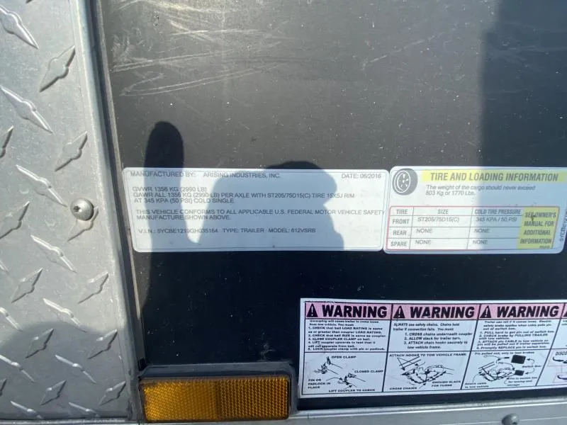 used Cargo (Enclosed) Trailers Arising  for sale, in Tampa, FL Thumbnail 6