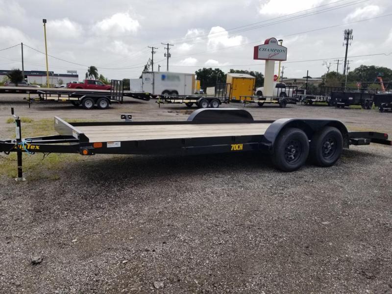 70CH 16' Big Tex Car Hauler Equipment Trailer Race Car Trailer Rear Dovetail with Slide in Ramps 70CH 16' Big Tex Car Hauler Equipment Trailer Race Car Trailer Rear Dovetail with Slide in Ramps