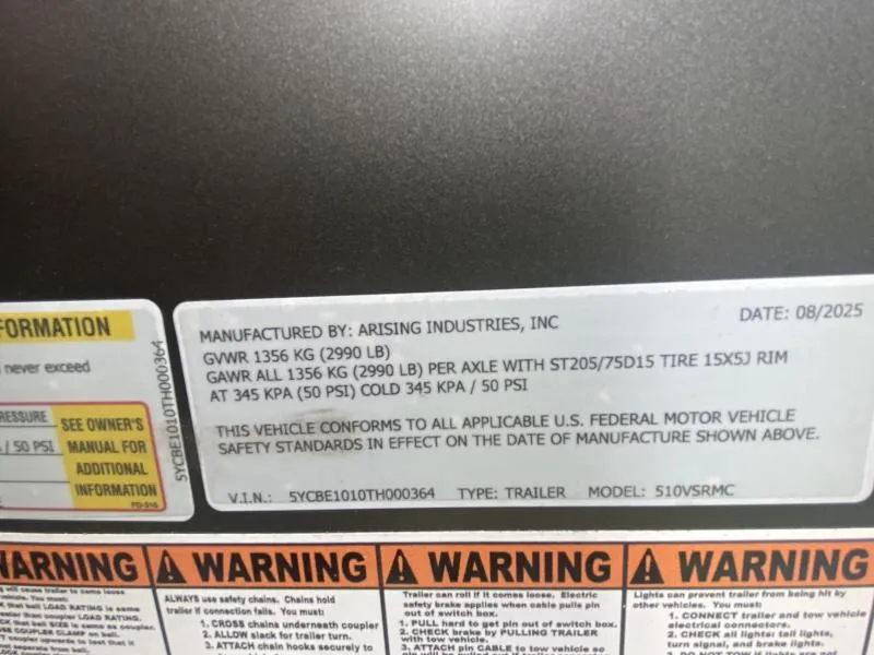 new Cargo (Enclosed) Trailers Arising  for sale, in Tampa, FL Thumbnail 5