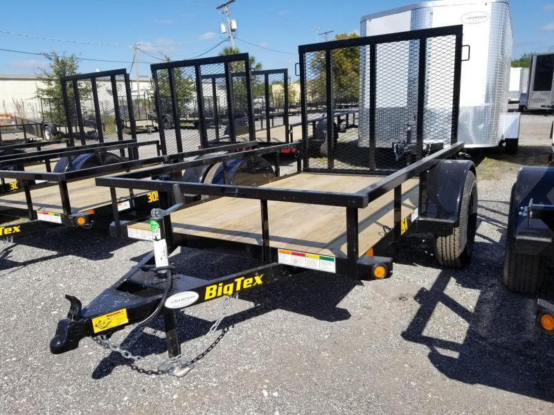 Big Tex 30SA- 5 x 8 Utility Trailer w/ 4' Ramp Gate Landscape Big Tex 30SA- 5 x 8 Utility Trailer w/ 4' Ramp Gate Landscape