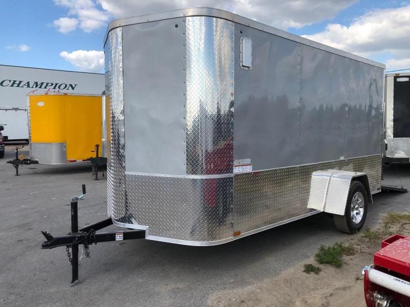 Arising 6x12SA Enclosed Motorcycle Trailer Mag Wheels Arising 6x12SA Enclosed Motorcycle Trailer Mag Wheels