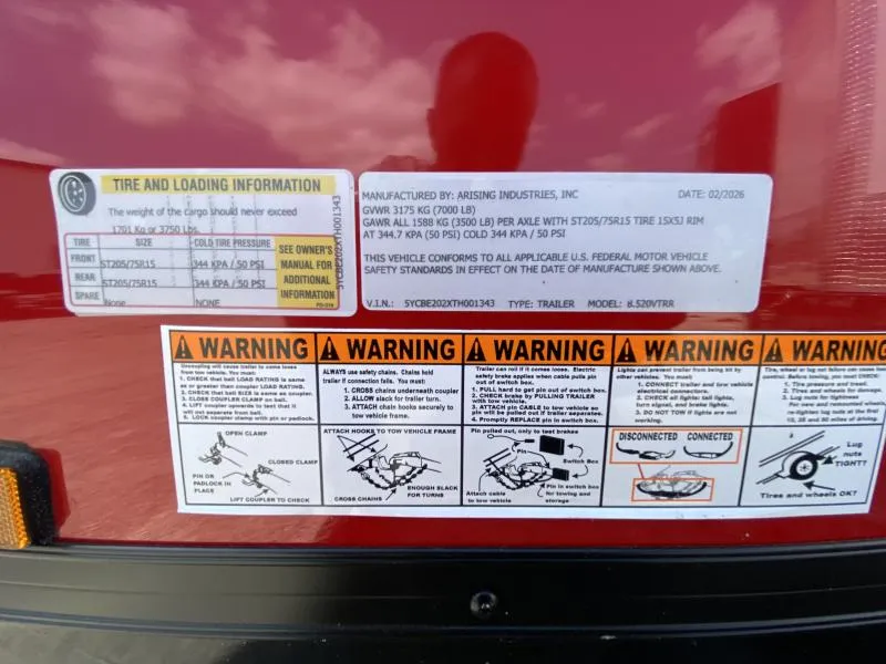 new Cargo (Enclosed) Trailers Arising  for sale, in Tampa, FL Thumbnail 6