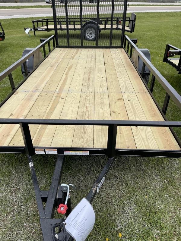 2022 Bulldog 14' 3.5K Single Axle Utility w/ 4' Gate 2022 Bulldog 14' 3.5K Single Axle Utility w/ 4' Gate