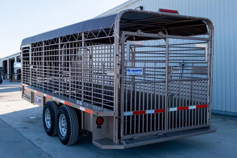 new Stock / Stock Combo Trailers Gooseneck  for sale, in Seguin, TX Thumbnail 3