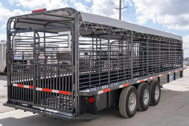 new Stock / Stock Combo Trailers Gooseneck  for sale, in Seguin, TX Thumbnail 9