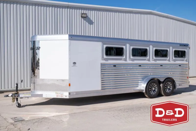 2025 Sooner 8 Pen Select Low Pro Trailer