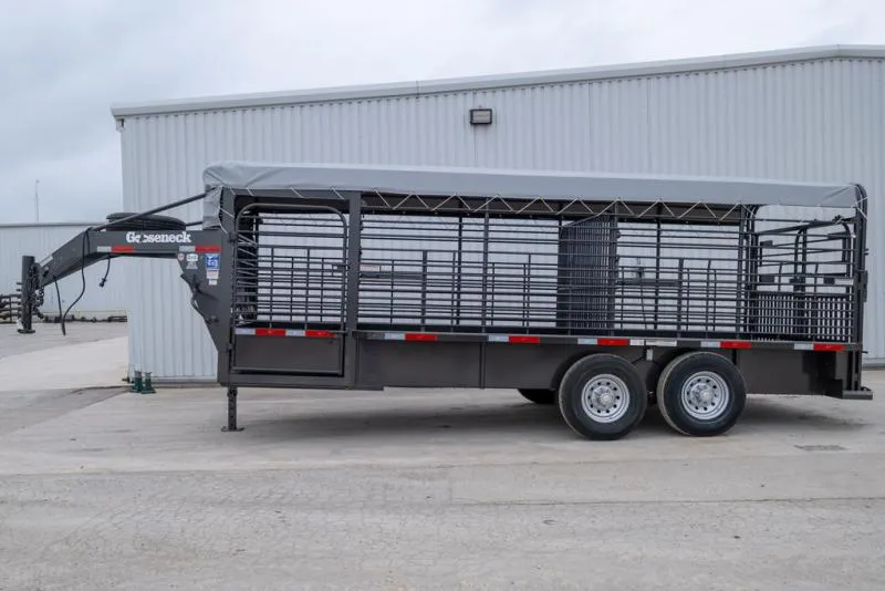 new Stock / Stock Combo Trailers Gooseneck  for sale, in Seguin, TX Thumbnail 2