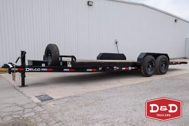 2025 Delco Trailers 20 Ft Tilt Car Hauler Trailer 