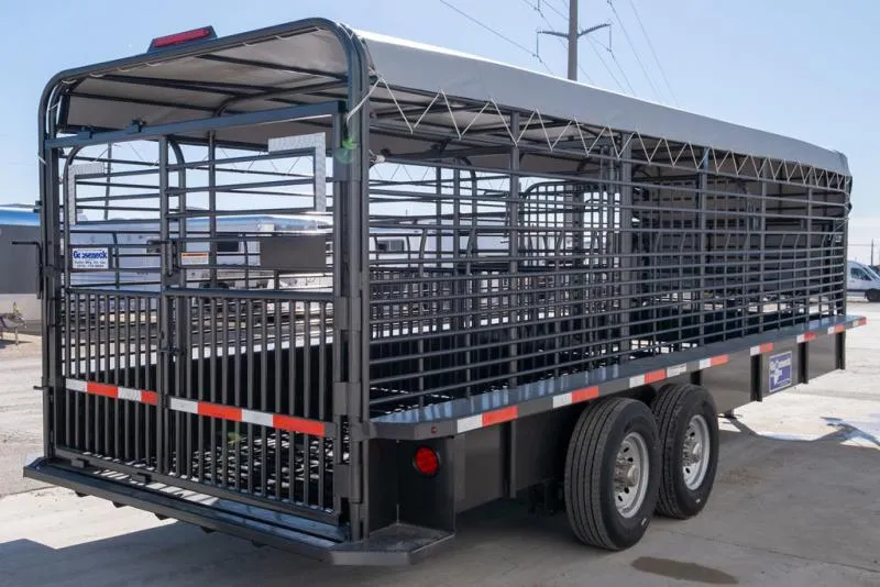 new Stock / Stock Combo Trailers Gooseneck  for sale, in Seguin, TX Thumbnail 4