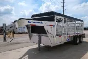 new Stock / Stock Combo Trailers Gooseneck  for sale, in Seguin, TX Thumbnail 4