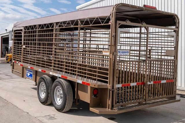 new Stock / Stock Combo Trailers Gooseneck  for sale, in Seguin, TX Thumbnail 3