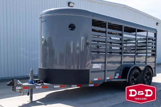 2025 Delco Trailers 16 Ft Stock Trailer 