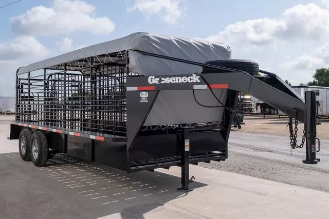 new Stock / Stock Combo Trailers Gooseneck  for sale, in Seguin, TX Thumbnail 5