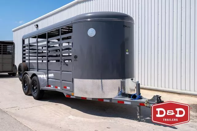 2026 Delco Trailers 16 Ft Stock Trailer 