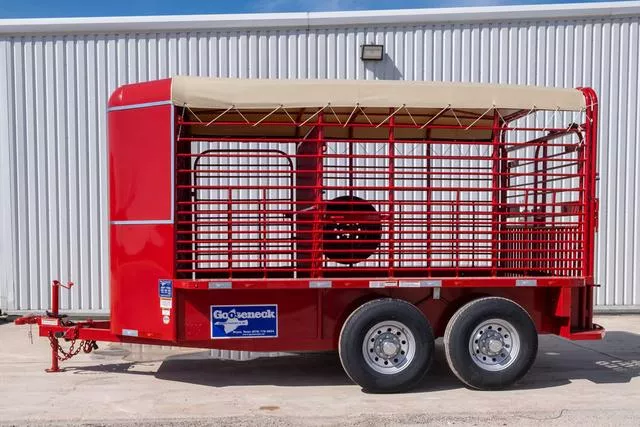 new Stock / Stock Combo Trailers Gooseneck  for sale, in Seguin, TX Thumbnail 2