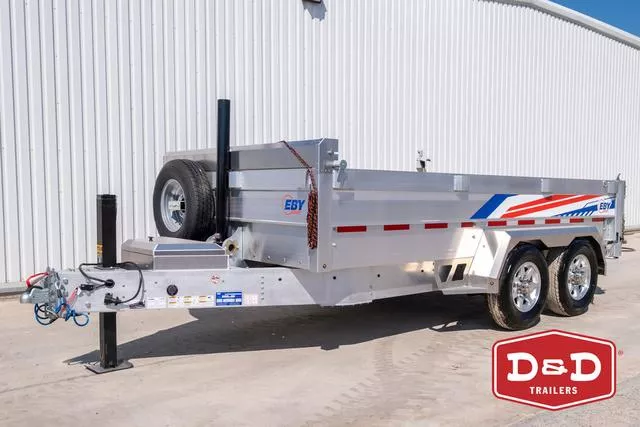 2025 Eby 14 Ft Aluminum Dump Trailer