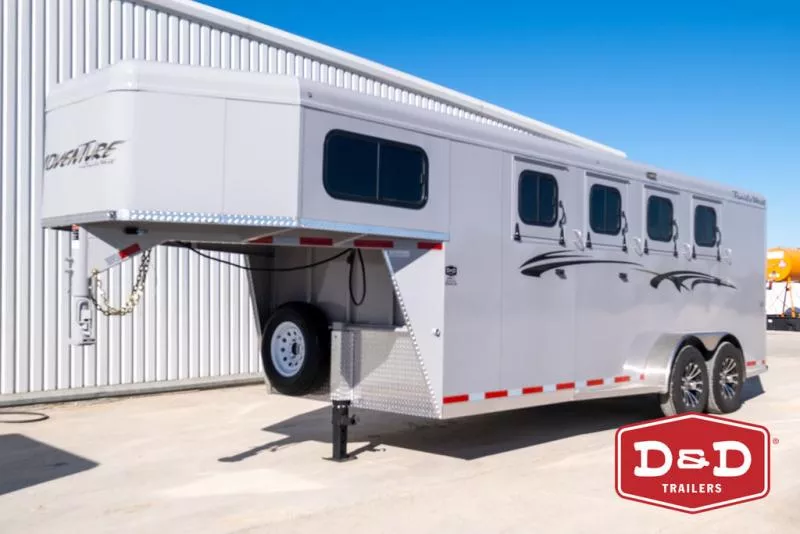 2026 Trails West? 4 Horse Adventure MX Trailer 