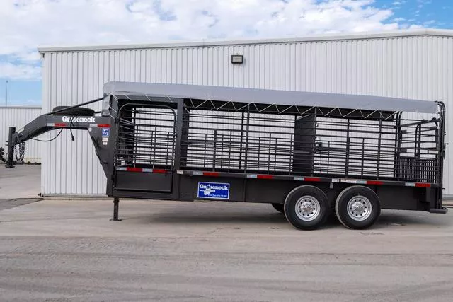 new Stock / Stock Combo Trailers Gooseneck  for sale, in Seguin, TX Thumbnail 2