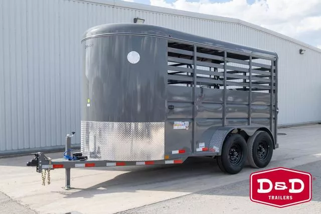 2026 Delco Trailers 14 Ft Stock Trailer 