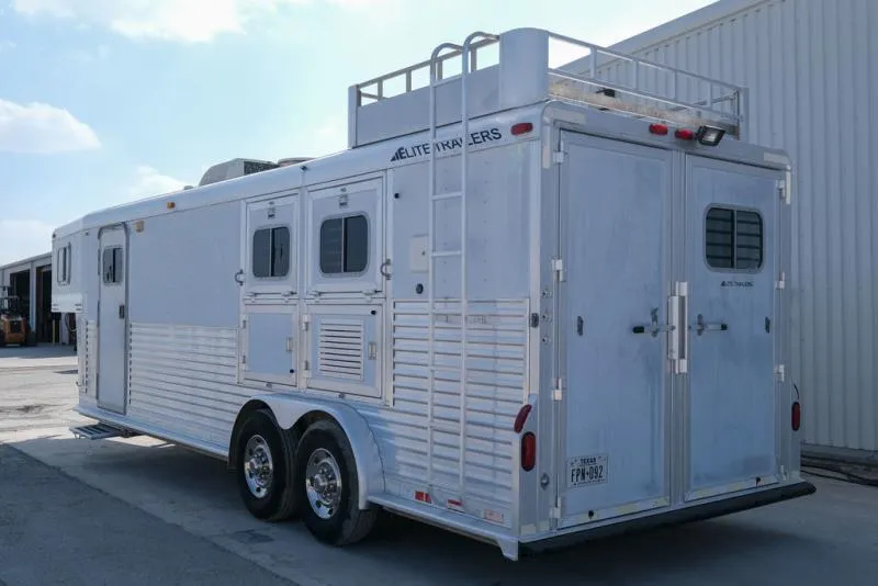 used Horse Trailers Elite Trailers  for sale, in Seguin, TX Thumbnail 3