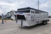 new Stock / Stock Combo Trailers Gooseneck  for sale, in Seguin, TX Thumbnail 5