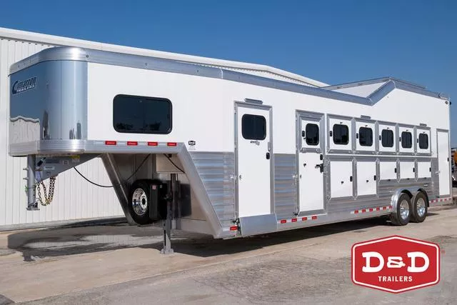 2026 Cimarron Trailers 6 Horse Norstar Trainer Trailer 