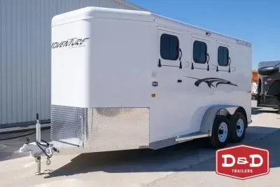 2026 Trails West® 3 Horse Adventure II MX Trailer