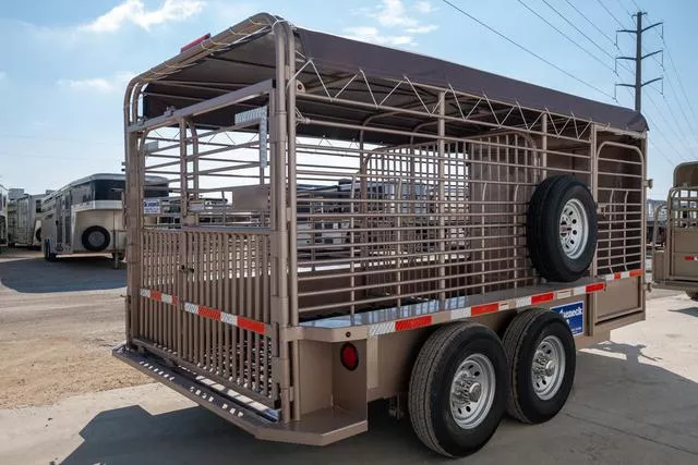 new Stock / Stock Combo Trailers Gooseneck  for sale, in Seguin, TX Thumbnail 4