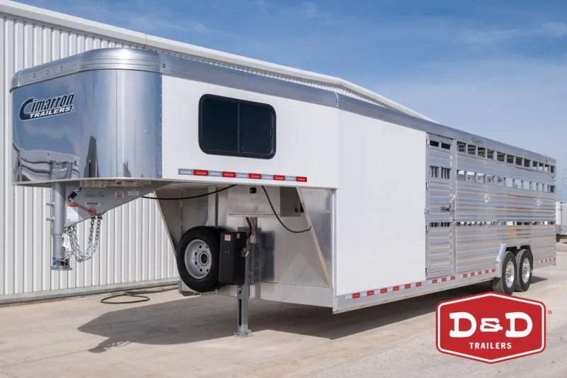 2027 Cimarron Trailers 28Ft Show Cattle Trailer 