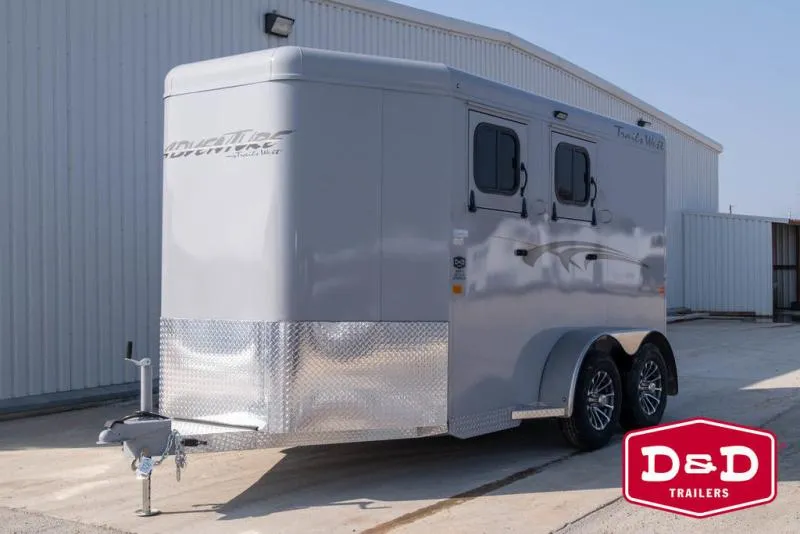 2026 Trails West? 2 Horse Adventure II MX Trailer 