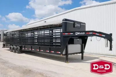 2026 Delco Trailers 36Ft Stock Trailer 
